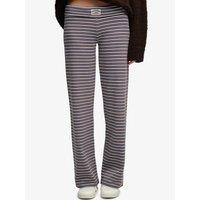 Superdry Ath Ess Stripe Jersey Trousers - Brown