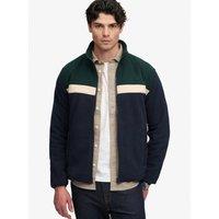 Superdry Mens Tricolour Zip-Through Fleece Jacket - Navy