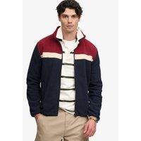 Superdry Mens Tricolour Relaxed Fit Zip Through Jacket - Navy