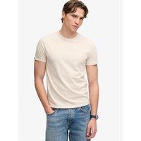 Superdry Mens Essential Company Logo Cotton T-Shirt - Yellow