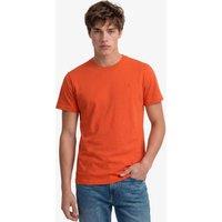 Superdry Mens Essential Sdco Logo Embroidered T-Shirt - Orange