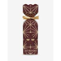 Jon Richard Burgundy Xmas Cracker - Gold Bow Stud Earrings