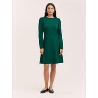 Finery Womens Eva Stretch Ponte Seam Detail Dress - Green