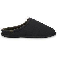 Totes Isotoner Mens Quilted Mule Slippers - Black