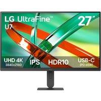 Lg 27 Ultrafine U7 Monitor - 4K Uhd, Ips, 60Hz, Black