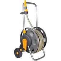 Hozelock 2435 60M Assembled Hose Cart & 50M Of 12.5Mm Hose