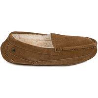Just Sheepskin Just Sheepskin Mens Harry Moccasin Slippers - Chestnut