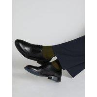 Dune London Mens Senser Brogue Lace-Up Leather Formal Shoes - Black
