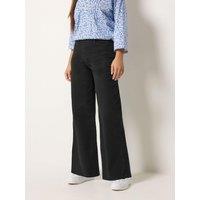 M &Co Petite Womens Petite Wide Leg Pull-On Jegging - Red