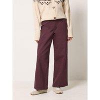 M &Co Petite Womens Petite Wide Leg Pull-On Jegging - Red