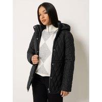 M &Co Petite Petite Diamond Quilted Jacket