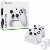 Xbox Xbox Wireless Controller Robot White & Twin Docking Station Series S