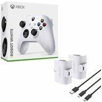Xbox Xbox Wireless Controller Robot White & Double Battery Pack Series S