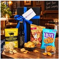 Funky Hampers Hawkstone Lager & Bar Snacks Hamper Small - Clarkson'S Farm Favourite