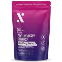 Ten Percent Club Pre Workout Gummies - Mixed Berry - 60 Gummies