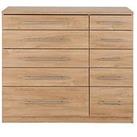 Very Home Home Essentials - Prague 5 + 5 Graduated Chest Of Drawers - Fsc Certified