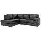 Very Home Primo Italian Leather Left Hand Corner Chaise Sofa - Fsc Certified