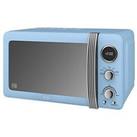 Swan Sm22030Bln Retro 20-Litre Digital Microwave - Blue