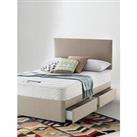 Silentnight Celine Memory Miracoil Sprung Divan Bed With Storage Options (Headboard Not Included) - 