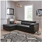 Very Home Brady 100% Premium Leather 3 Seater Left-Hand Chaise Sofa - Fsc Certified