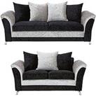 Zulu 3 Seater + 2 Seater Fabric Sofa Set (Buy And Save!) - Fsc Certified