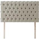 Silentnight Amalia Fabric Buttoned Padded Headboard - Available In 3 Colours