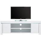 Very Home Atlantic Gloss Corner Tv Unit With Led Light - Fits Up To 43 Inch Tv