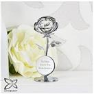 The Personalised Memento Company Personalised Crystocraft Rose