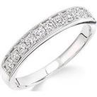 Love Diamond 9Ct White Gold 33 Point Millgrain Set Eternity Ring