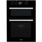 Indesit Aria Idd6340Bl Built-In Double Electric Oven - Black - Oven With Installation