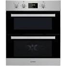 Indesit Aria Idu6340Ix Built-Under Double Electric Oven - Stainless Steel - Oven With Installation