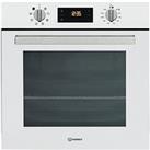 Indesit Aria Ifw6340Whuk 60Cm Built-In Electric Single Oven - White - Oven With Installation