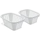Addis Pack Of 2 40-Litre Laundry Baskets