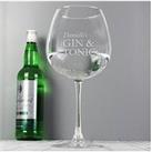 The Personalised Memento Company Personalised Large Gin Glass