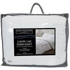 Very Home Luxury Like Down 100% Cotton Cover Duvet In Double, King And Super King Sizes