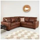 Very Home Hampshire Premium Leather Corner Group Sofa