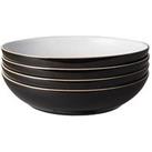 Denby Elements 4-Piece Pasta Bowl Set &Ndash; Black