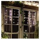 Very Home 80 Warm White Star Curtain Christmas Light