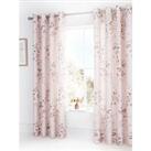 Catherine Lansfield Canterbury Glitter Eyelet Curtains