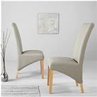 Very Home Pair Of Vienna Faux Leather Chairs - Fsc Certified