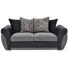 Hilton Fabric And Faux Leather Scatter Back Sofa Bed - Fsc Certified