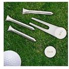 The Personalised Memento Company Personalised Golf Set Including Tees, Pitch Repairer And A Marker P