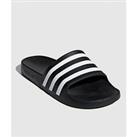 Adidas Sportswear Mens Adilette Aqua Sliders - Black/White