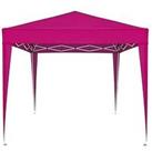 Everyday Large Pop Up Gazebo 2.5M X 2.5M - Pink - Sturdy Metal Frame With Carry Bag