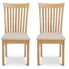 Julian Bowen Pair Of Ibsen Solid Wood Dining Chairs