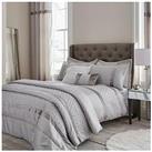 Catherine Lansfield Sequin Cluster Duvet Cover Set - Silver Grey