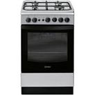 Indesit Is5G1Pmss 50Cm Gas Single Oven Cooker - Silver