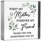 The Personalised Memento Company Personalised First My Mother Forever My Friend Crystal Token