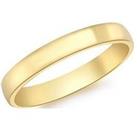 Love Gold 9Ct Gold Court Wedding Band