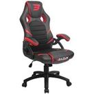 Brazen Puma Pc Gaming Chair - Black And Red